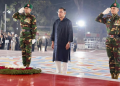একুশের প্রথম প্রহরে শহীদ মিনারে প্রধানমন্ত্রীর শ্রদ্ধা