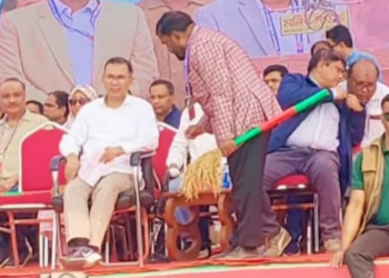 উত্তর অঞ্চলকে মানুষ মঙ্গা এলাকা বলে থাকেন, কিন্তু বাস্তবে এটি তো অত্যন্ত সম্ভাবনাময় এলাকা নীলফামারীতে তারেক রহমান